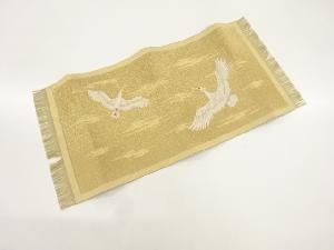 トキ模様織出し卓布